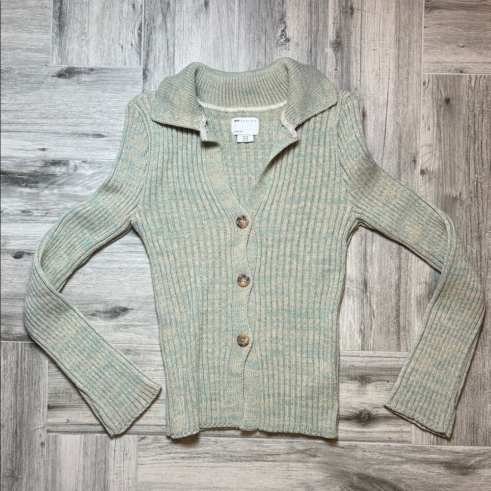 ASOS Ribbed Knit Cardigan